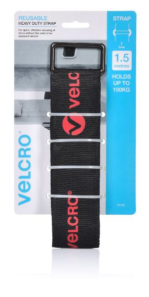 Picture of Heavy Duty 1.5m x 50mm Tie Down Strap. Secure & Hold 100kgs. Safe & Reliable