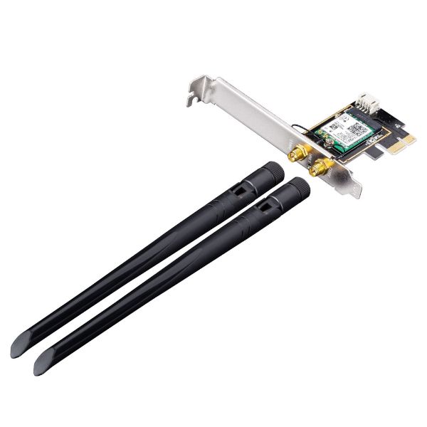 Picture of AX3000 Wi-Fi 6 Bluetooth Dual Band PCI Express Adapter. Intel AX200