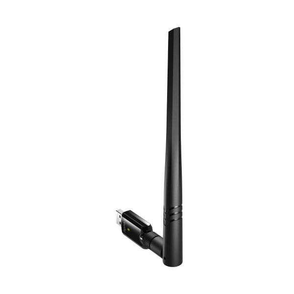 Picture of AC1300 Dual-Band High Gain 5dBi USB-A 3.0 Wi-Fi 5 Adapter 867Mbps & 400Mbps Supports