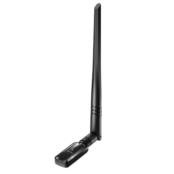 Picture of AC1300 Dual-Band High Gain 5dBi USB-A 3.0 Wi-Fi 5 Adapter 867Mbps & 400Mbps Supports