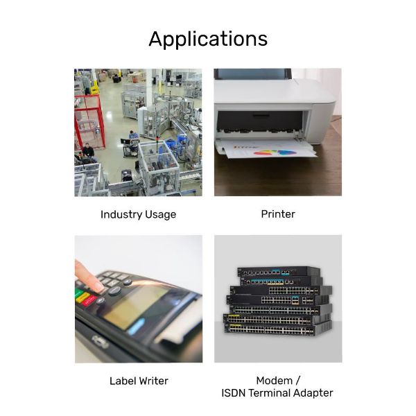 Picture of 1.5m USB 2.0 to Serial (DB9M) RS232 Converter. Link PC to Serial Devices