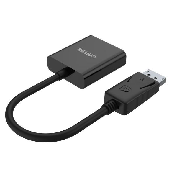 Picture of 1080P DisplayPort to HDMI FHD Adapter w/ 20cm Cable. PC Res up to 1920x1200