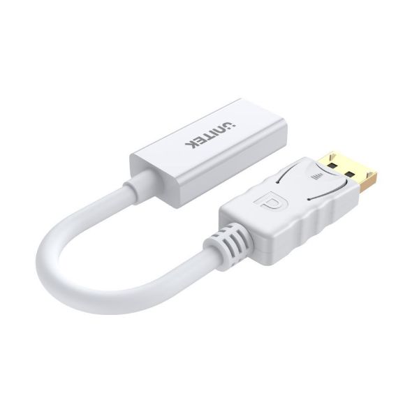 Picture of 4K 30Hz DisplayPort to HDMI 1.4 Adapter w/ 20cm Cable. Supports 4K Ultra HD Resol