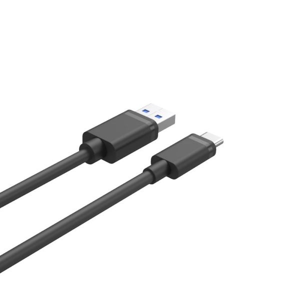 Picture of 1m USB 3.1 USB-C Male to USB-A Male Cable. Reversible USB-C Connector