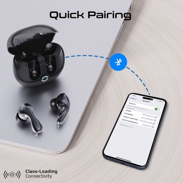 Picture of In-Ear HD Bluetooth Earbud Hybrid ANC TWS w/ Intellitouch Includes 500mAh Recharging