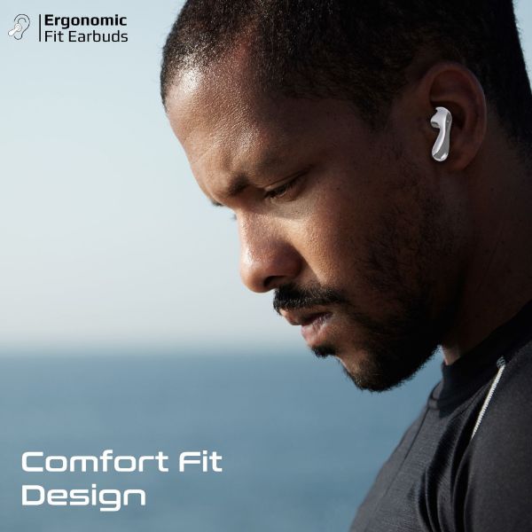 Picture of In-Ear HD Bluetooth Earbud Hybrid ANC TWS w/ Intellitouch 500mAh Recharging Battery