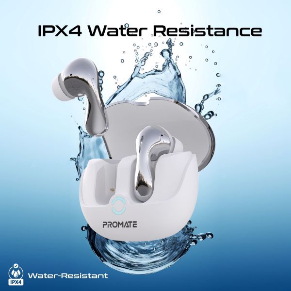 Picture of In-Ear HD Bluetooth Earbud Hybrid ANC TWS w/ Intellitouch 500mAh Recharging Battery