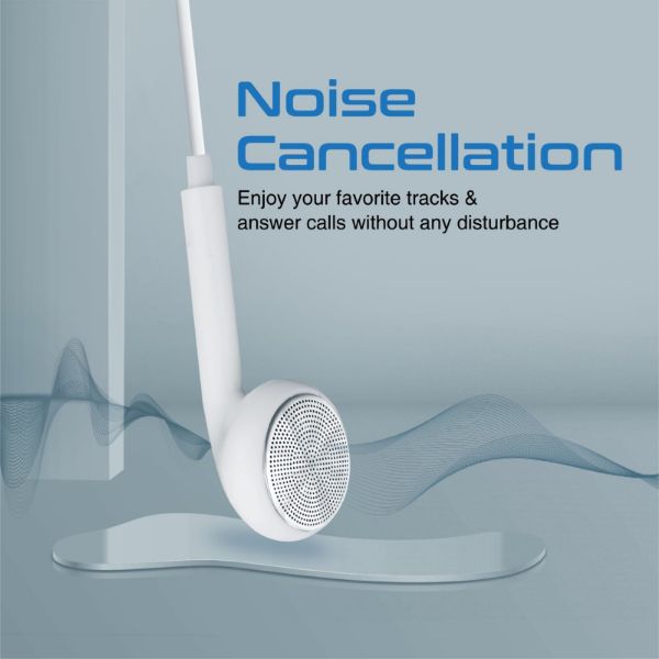 Picture of Apple MFI Certified HiFi Wired Mono Earbud w/ Call Button and Microphone White