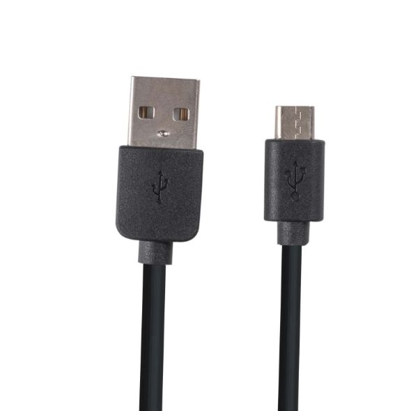 Picture of 1.2m USB 2.0 Micro-B Male to USB-A Male Connectors Colour Black