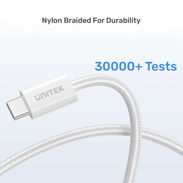 Picture of 1M USB-C to USB-C Magnetic Cable. Supports 100W PD Fast Charging. Tangle-free