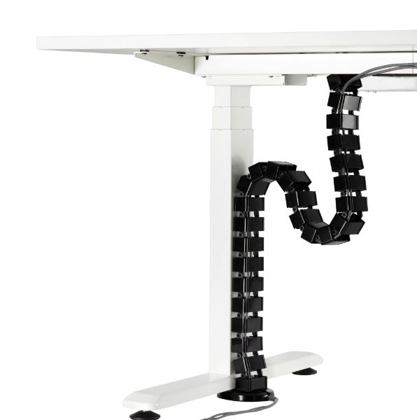 Picture of Deluxe BLK Cable Management Spine Great for Height Adjust Sit-Stand/Stationary Desk