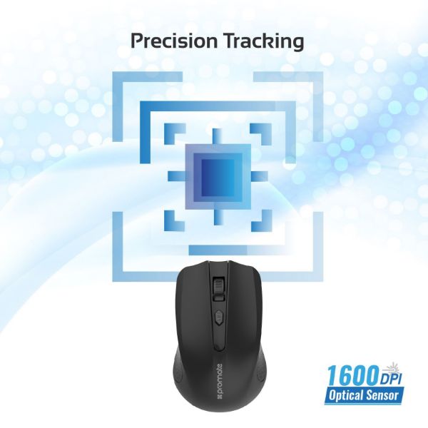 Picture of Ergonomic Wireless Mouse 2.4GHz wireless technology Works w/ a range of up to 10m