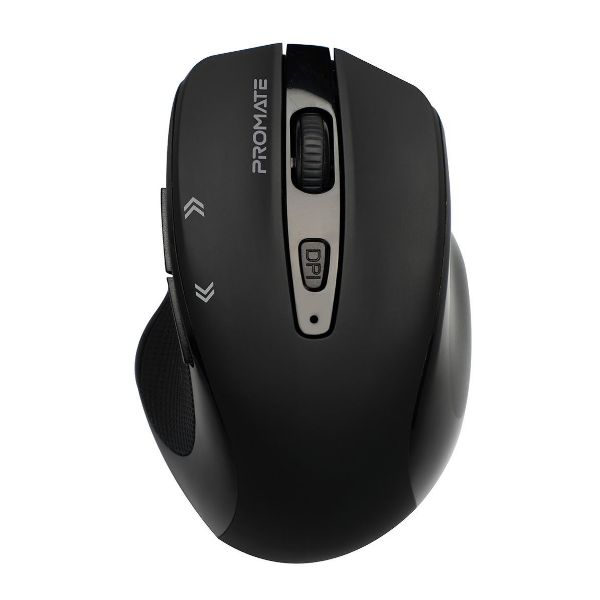 Picture of EZGrip Ergonomic Wireless Mouse w/ Quick Forward/Back Buttons. 800/1200/1600Dpi 10m