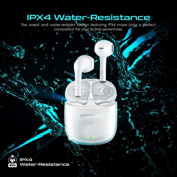 Picture of In-Ear HD Bluetooth Earbuds Intellitouch & 260mAh Charging Case. Ergonomic Fit