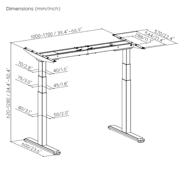 Picture of Pro Smart Dual-Motor Sit Stand Desk w/ Intelligent APP Control. Programmable Height