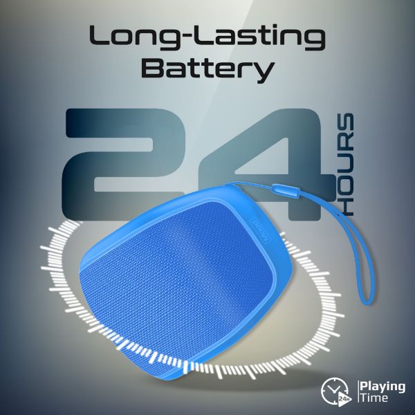 Picture of 5W Wireless HD Bluetooth Portable Speaker w/ Built-in Lanyard. Battery Capacity 1200