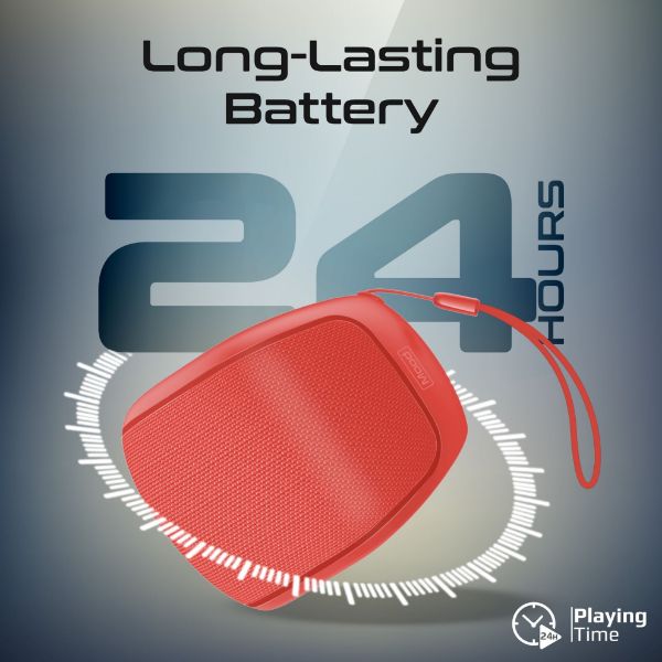 Picture of 5W Wireless HD Bluetooth Portable Speaker w/ Built-in Lanyard. Battery Capacity 1200