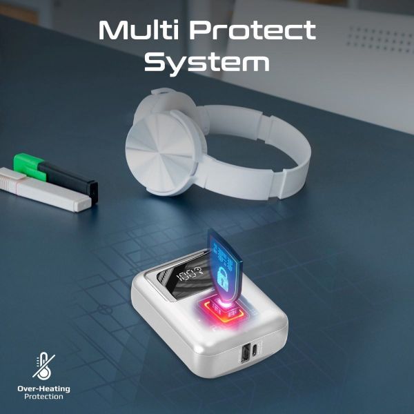 Picture of 10000mAh Ultra Compact 35W SuperSpeed Power Bank Built-in USB-C. 35W