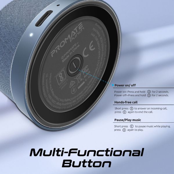 Picture of 3W Mini Bluetooth Speaker w/ Magsafe Compatible Base. Supports Music & Calls High