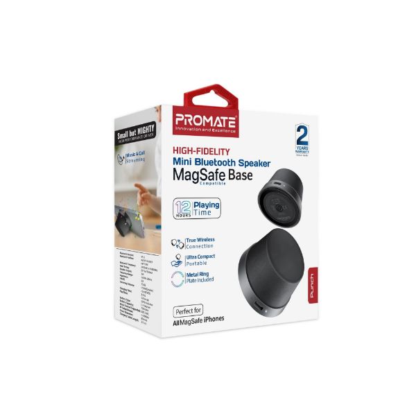 Picture of 3W Mini Bluetooth Speaker w/ Magsafe Compatible Base. Supports Music & Calls High