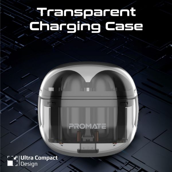 Picture of In-Ear HD Bluetooth Earbud Intellitouch & 300mAh Charging Case. Ergonomic Fit