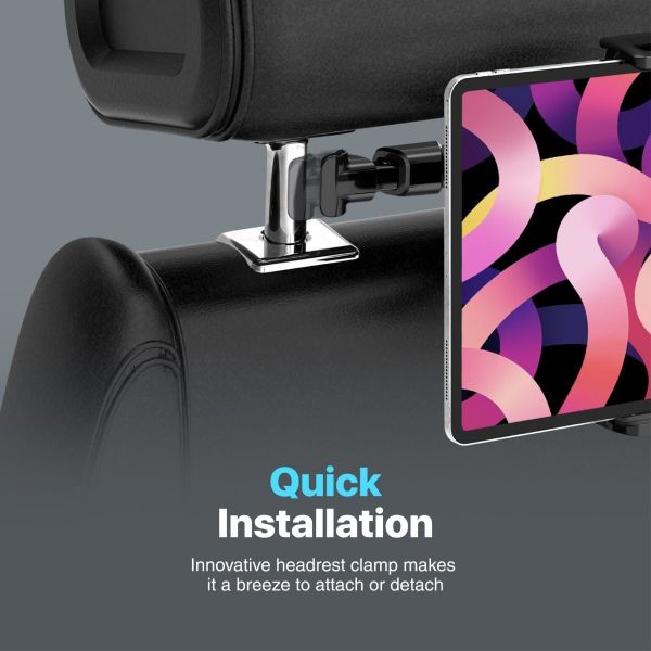 Picture of Car Seat Phone Mount Holder for 4'' to 11'' Devices