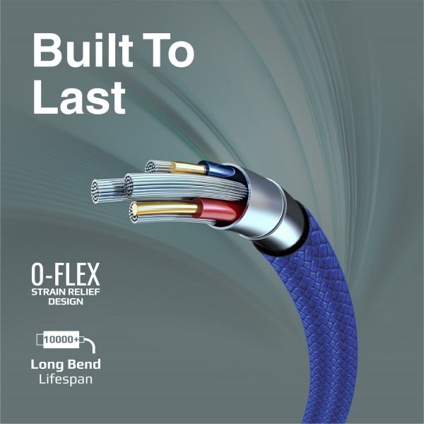 Picture of 1M USB-A to USB-C Super Flexible Cable. Supports 2A Charging & 480Mbps Data