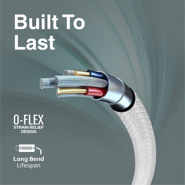 Picture of 1M USB-A to USB-C Super Flexible Cable. Supports 2A Charging & 480Mbps Data