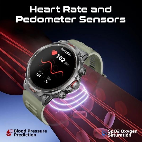 Picture of IP67 1.85'' Fitness Tracker Smartwatch w/ BT Calling. Up to 60 Days Standby 7-10