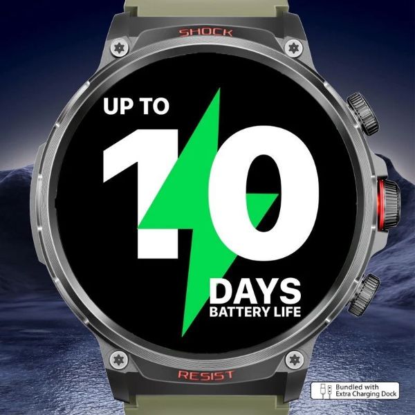 Picture of IP67 1.85'' Fitness Tracker Smartwatch w/ BT Calling. Up to 60 Days Standby 7-10