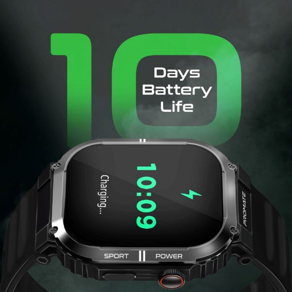 Picture of IP68 Smartwatch w/ 2.01'' Display & Bluetooth Calling. Fitness Tracker Pedometer