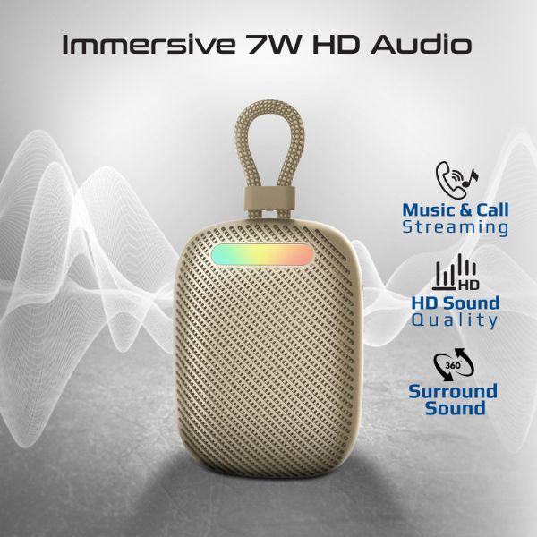 Picture of 7W Wireless HD Speaker with up to 14 Hours Playing IPX6 Water Resistant TWS