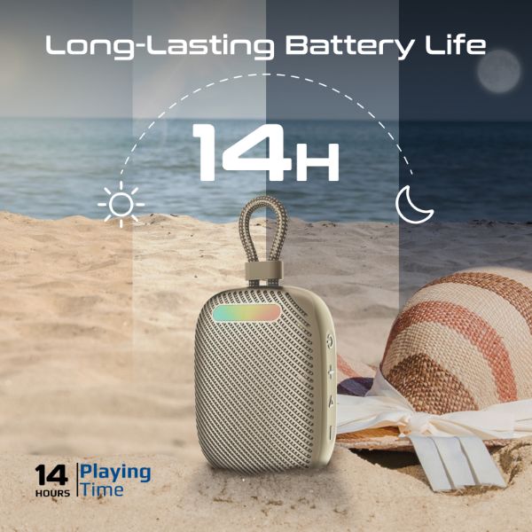 Picture of 7W Wireless HD Speaker with up to 14 Hours Playing IPX6 Water Resistant TWS