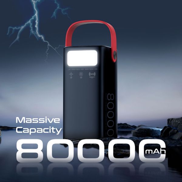 Picture of 80000mAh High Capacity Power Bank with 100W PD. Multiple Input/Output Ports 3