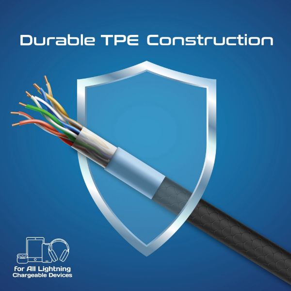 Picture of 3-Piece 60W PW USB-C to Lightning Cable Kit Includes 0.3M 1.2M & 2M