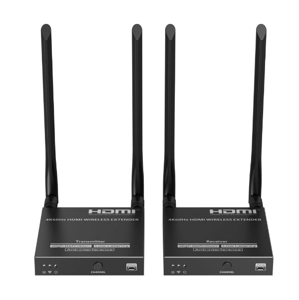 Picture of 4K Wireless HDMI to HDMI Extender up to 4K@60Hz for 50m Low Latency Switchable