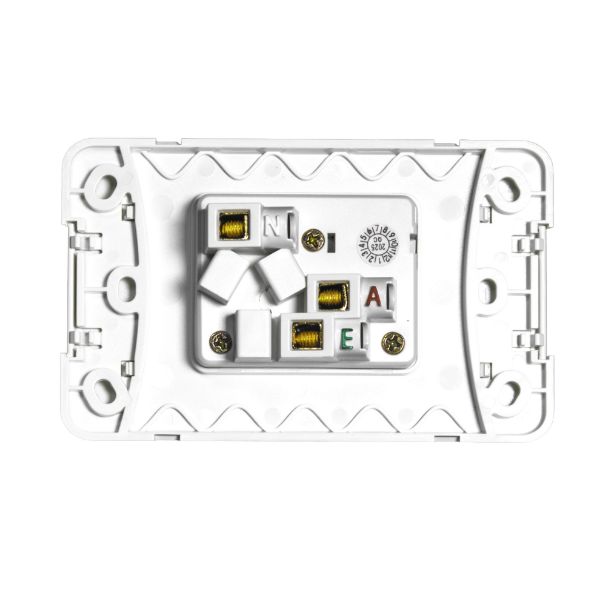 Picture of Sleek Single 10A Horizont Power Point. Removable Cover. Moulded in Flame Resistant