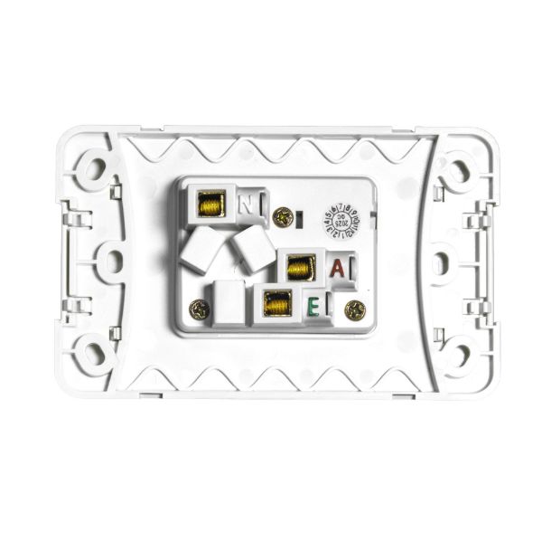 Picture of Sleek Single 15A Horizont Power Point. Removable Cover. Moulded in Flame Resistant