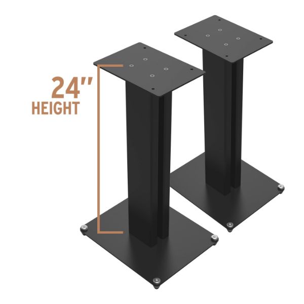 Picture of 24'' High Universal Bookshelf Speaker Stand