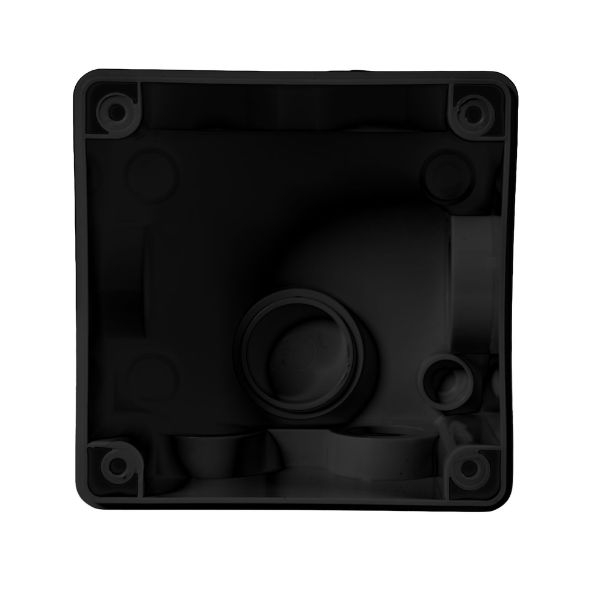 Picture of 2 Gang Weatherproof Black Switch 15A IP65 Heavy Duty Industrial Grade Virgin