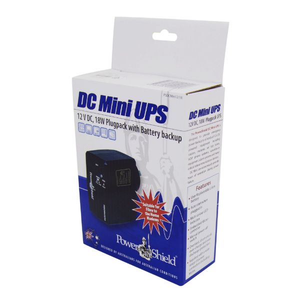 Picture of Mini UPS 12V DC/1.5A 18W Output w/ Long Life Li-ion Battery