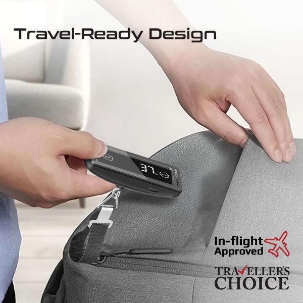 Picture of Portable High-Accuracy Digital Luggage Scale with Touch Scree LCD. 40KGs Max Capacity