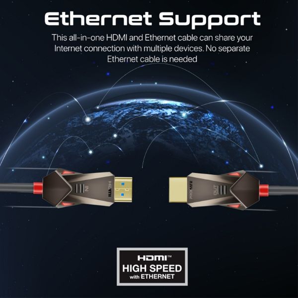 Picture of 15m Ultra-High Definition (UHD) 2.0 HDMI Cable. Supports 4K@60Hz (4096x2160).