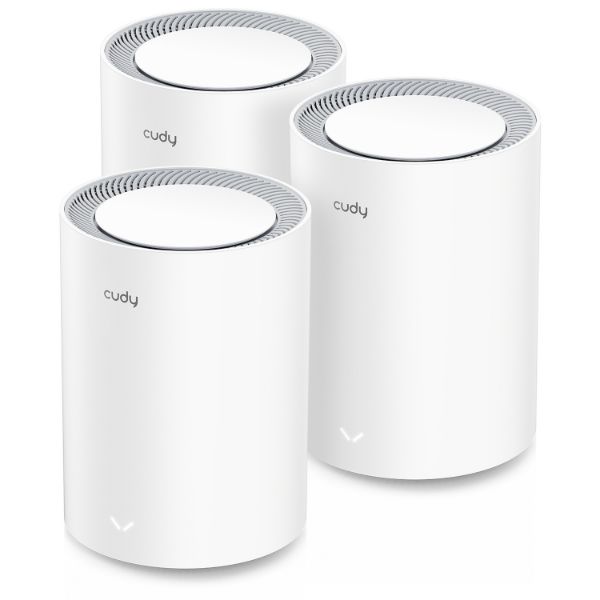Picture of BE3600 3-Pack Dual-Band WiFi 7 Mesh System, 2Ghz Quad-Core 3× Gig Ports, CUDY APP.