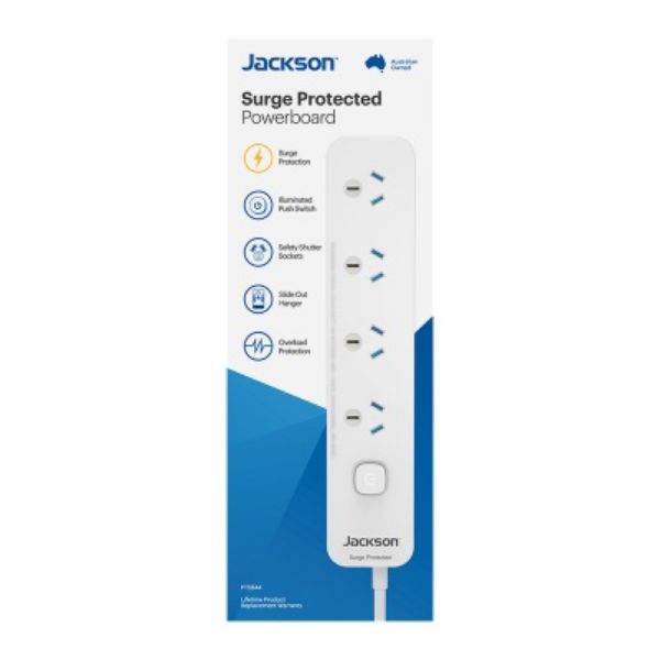 Picture of Master Switched 4 Way Surge Protected Powerboard
