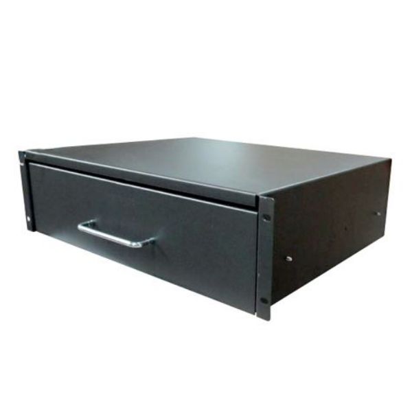 Picture of 2U Rackmount Lockable Drawer Includes Lock & Key