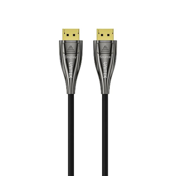 Picture of 30M 8K Fiber Optic DisplayPort 2.1 Supports 54Gbps Bandwidth Up To 8K@120Hz