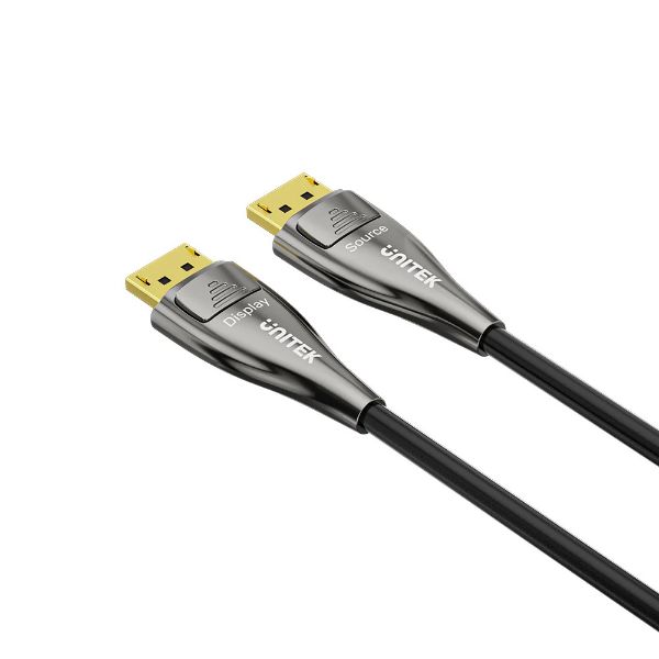 Picture of 30M 8K Fiber Optic DisplayPort 2.1 Supports 54Gbps Bandwidth Up To 8K@120Hz