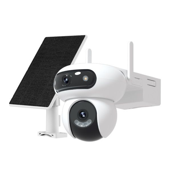 Picture of 4MP + 4MP 4G Dual-Lens Camera with All-Day Recording Includes Solar Panel