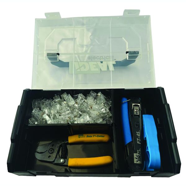Picture of FT-45 Cat 6 Unshielded Kit Containing 1x FT-45 Tool, 1x Prep-pro Stripper, 1x Data